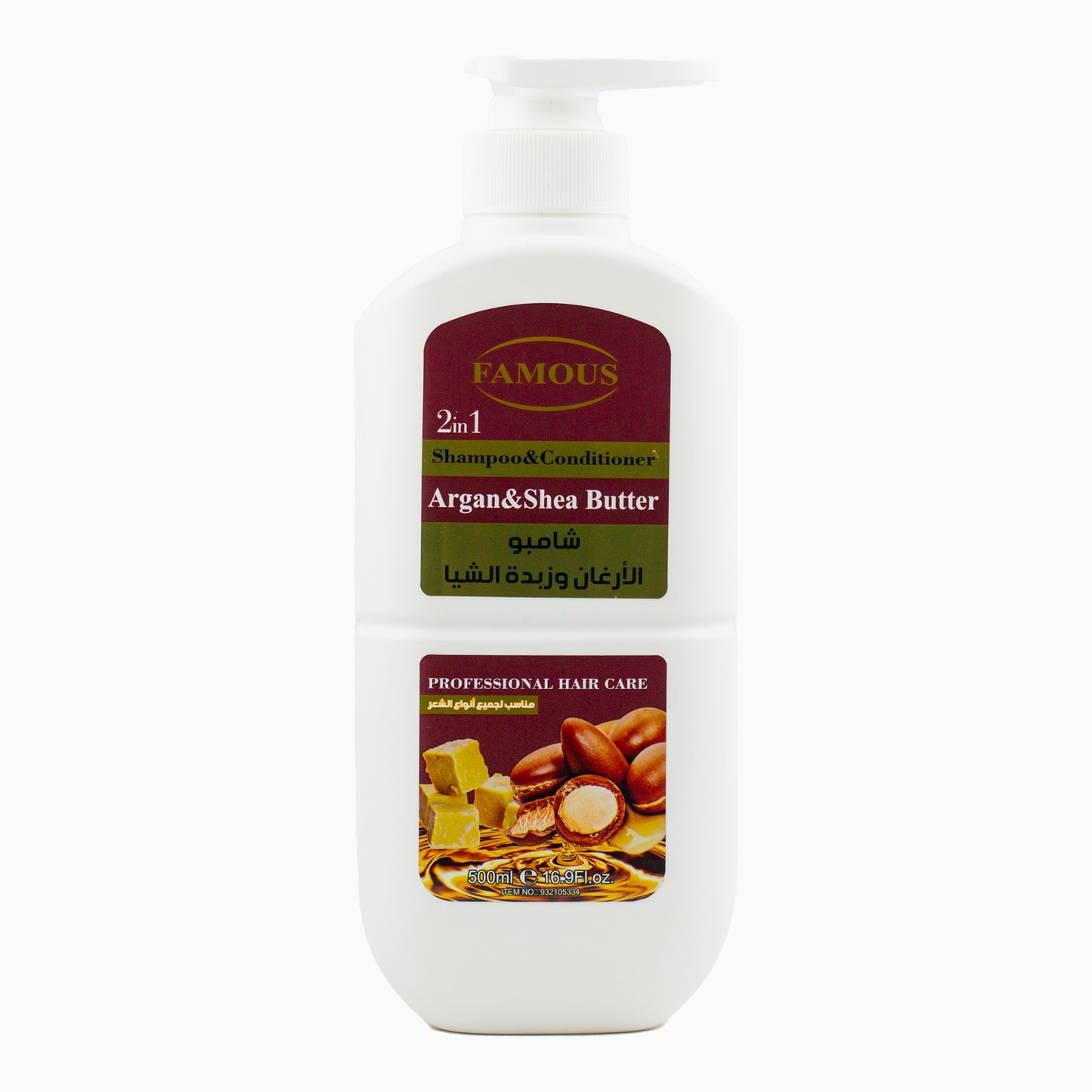 Famous Shampoo with Argan Oil 500ml