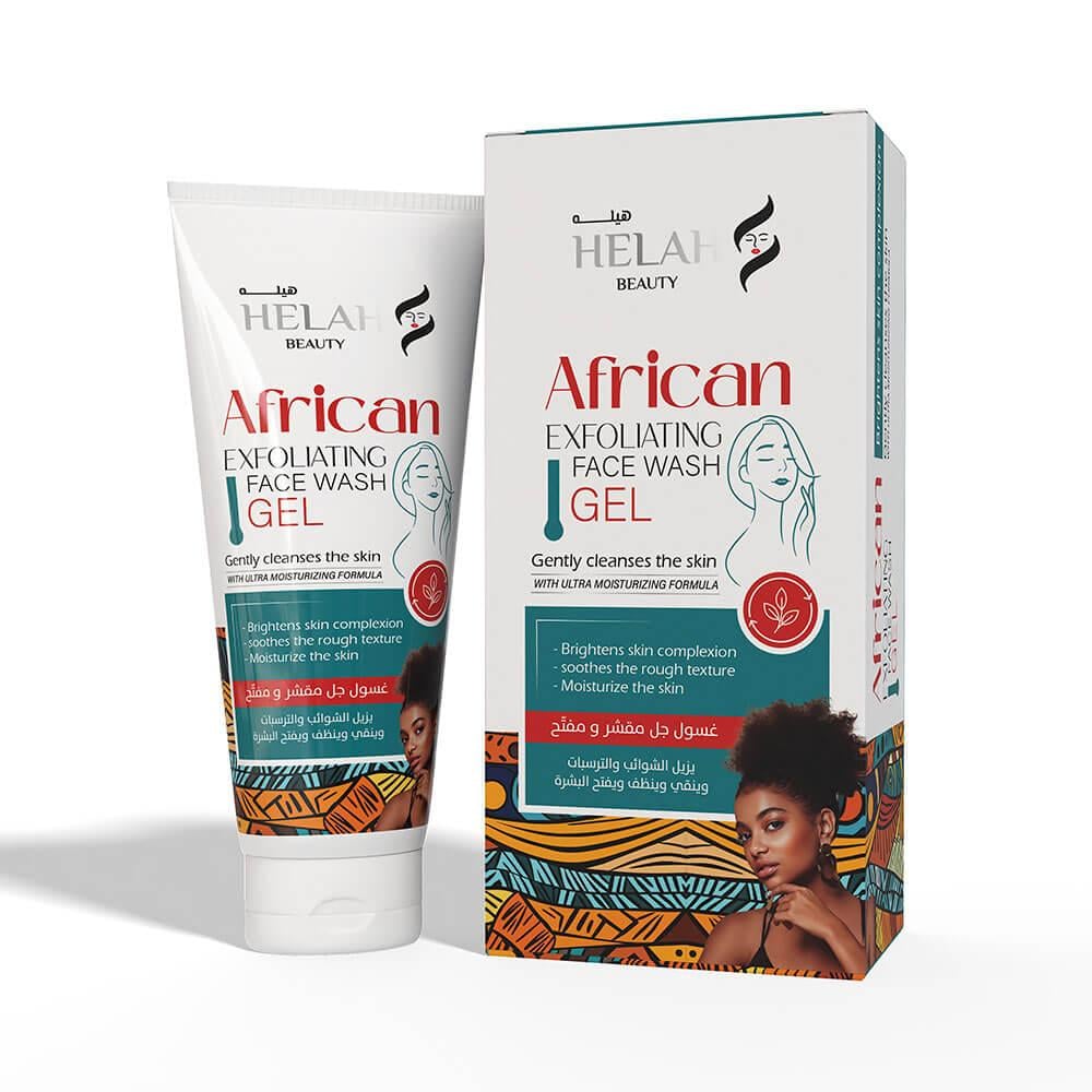 Hella African Face Wash Gel 150ml