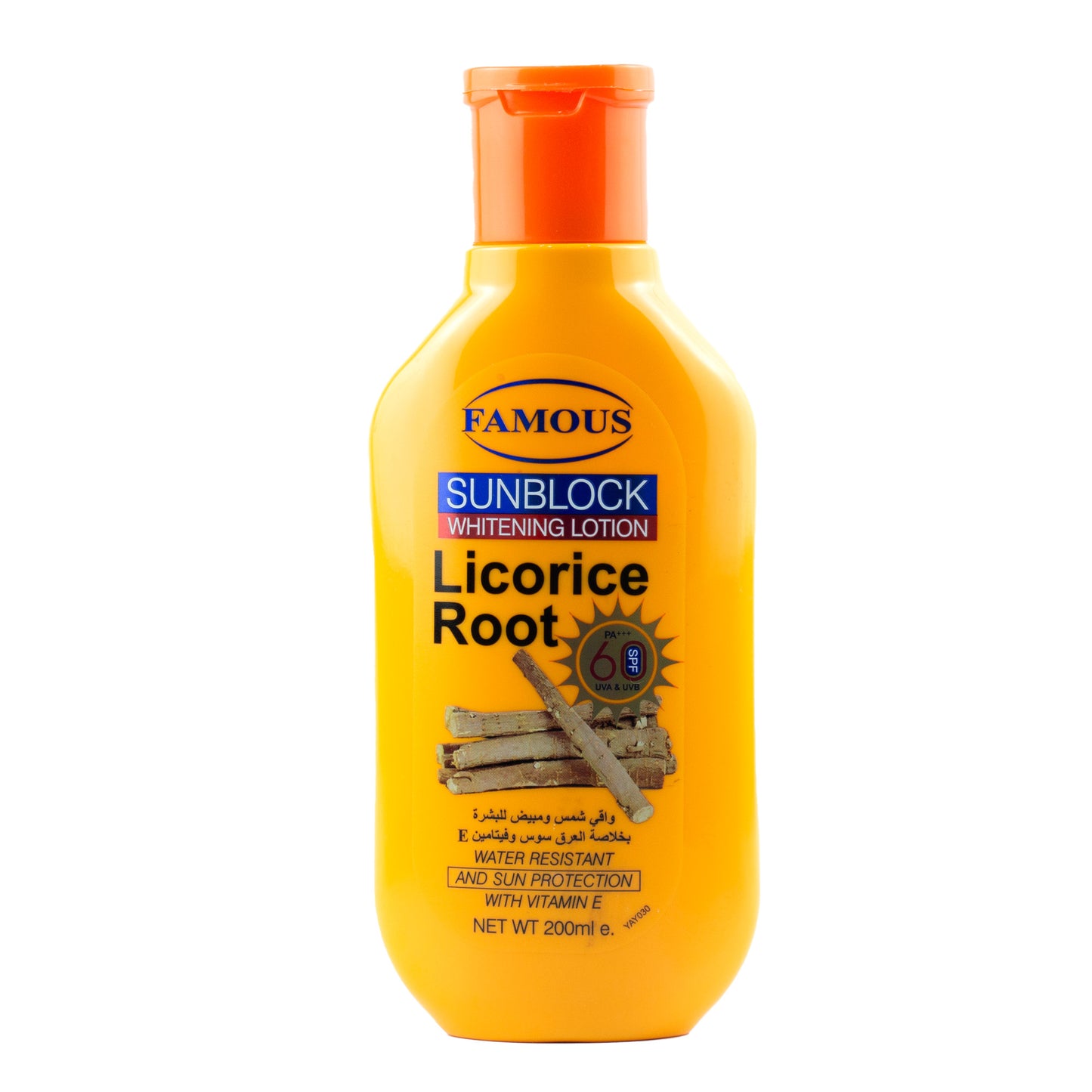 Famous Sunscreen with Licorice and Vitamin E 200ml