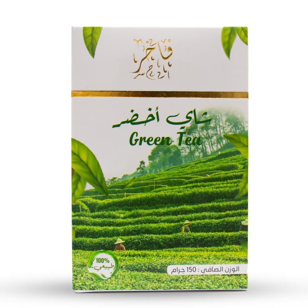مشروب أعشاب من فيفاء — فيفاء شاى اخضر فاخر 150جم (150 جم)