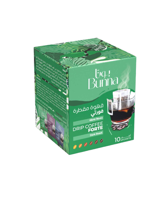 قهوه من بنا — بنا قهوه مقطره فورتى 0 1جم*10كيس (1 جم)