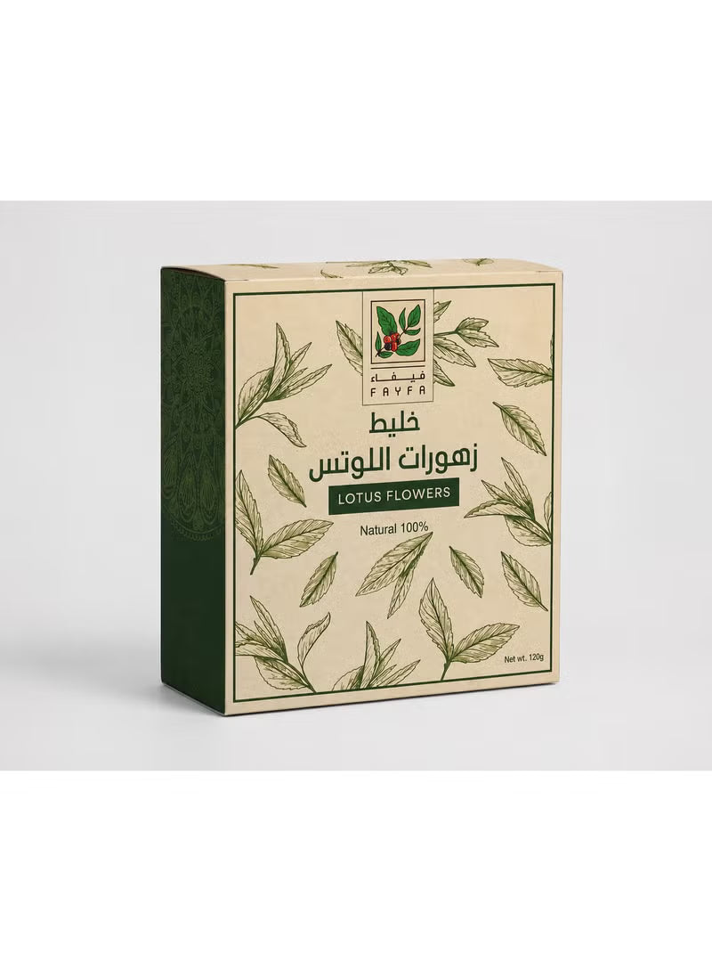 فيفاء خليط زهورات اللوتس 60 كيس 120 جم