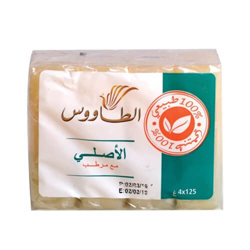 صابون بشرة من الطاووس — الطاووس الصابون الاصلي 4*1 120جم (120 جم)