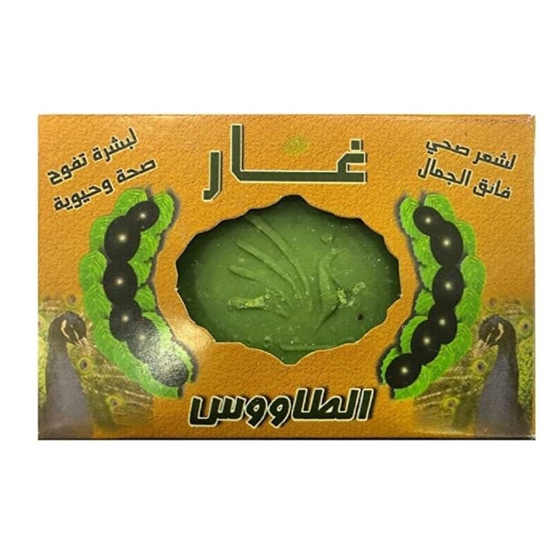 صابون بشرة من الطاووس — الطاووس صابون الغار الطبيعى 160جم (160 جم)