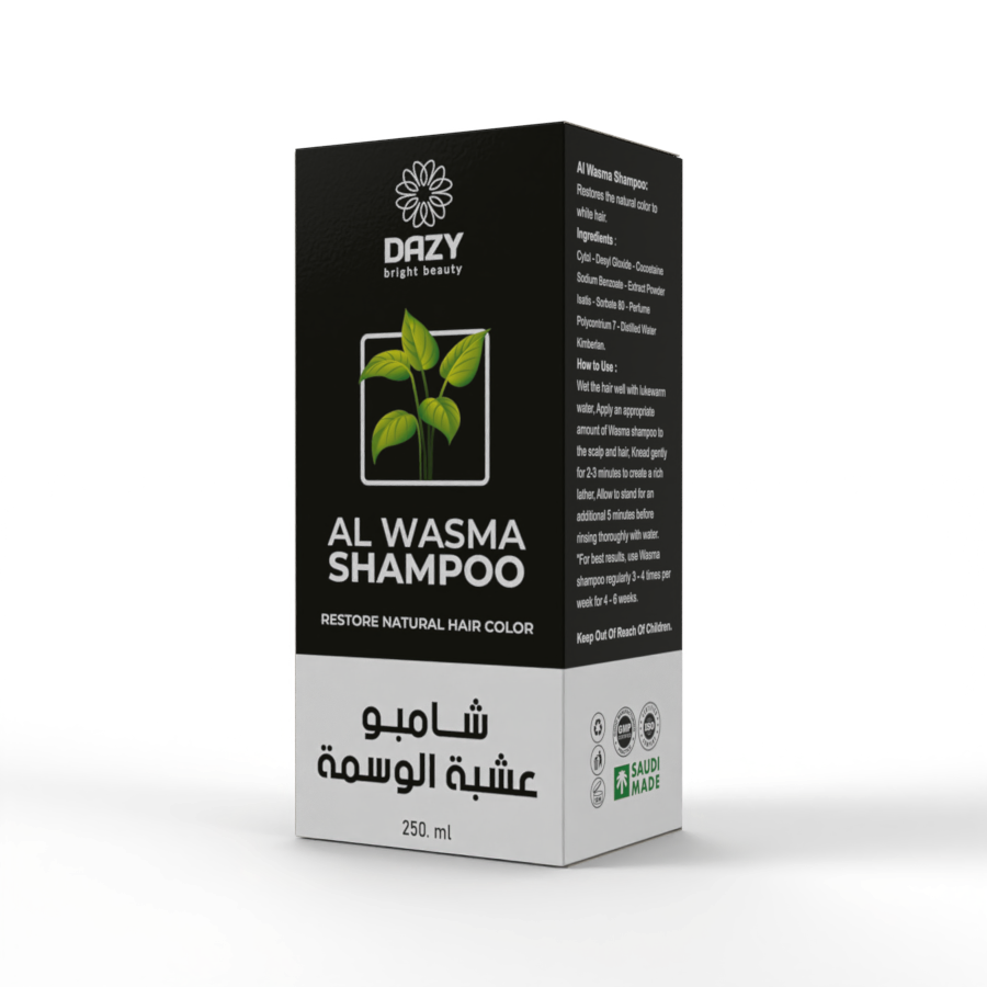 شامبو من دازي — دازى شامبو الوسمه لتسويد الشعر 250 مل (250 مل)