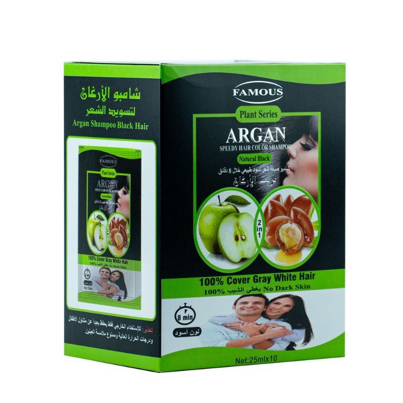 فيموس شامبو صبغة شعر اسود 10كيس
