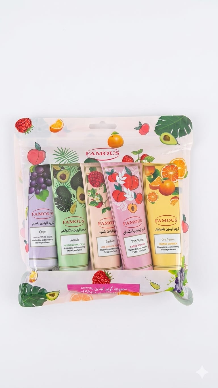 Famos Fruit Hand Hydration Set 5 Pieces