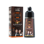 Laser White Argan Hair Dye Shampoo Brown 420ml