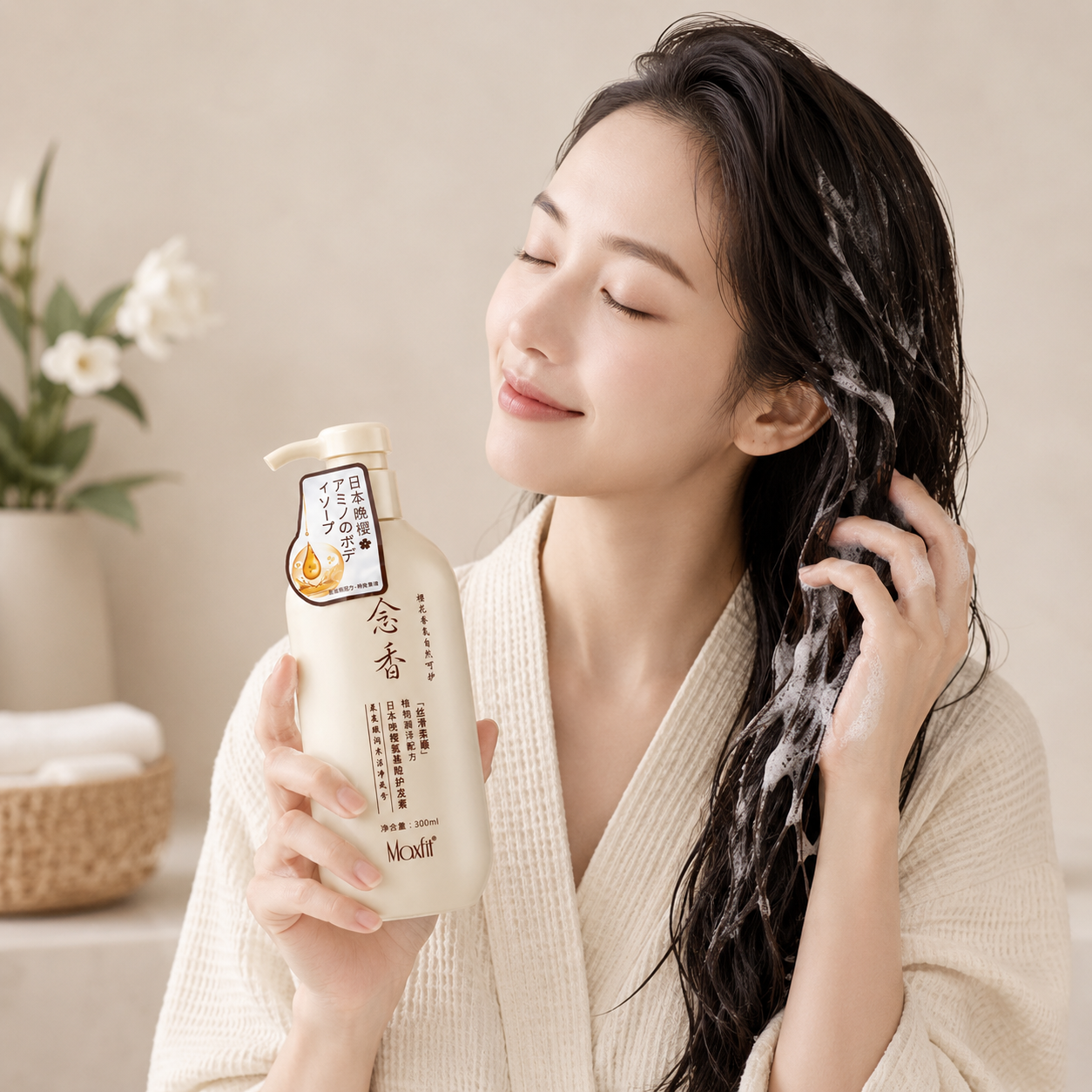 Sakura Shampoo for Hair Loss and Dandruff 300ml