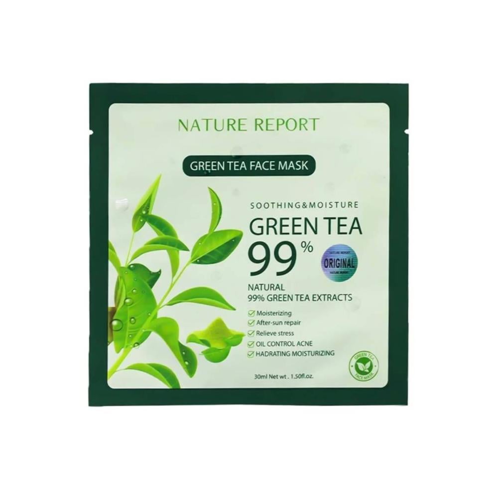 Nature Report Green Tea Face Mask 30ml