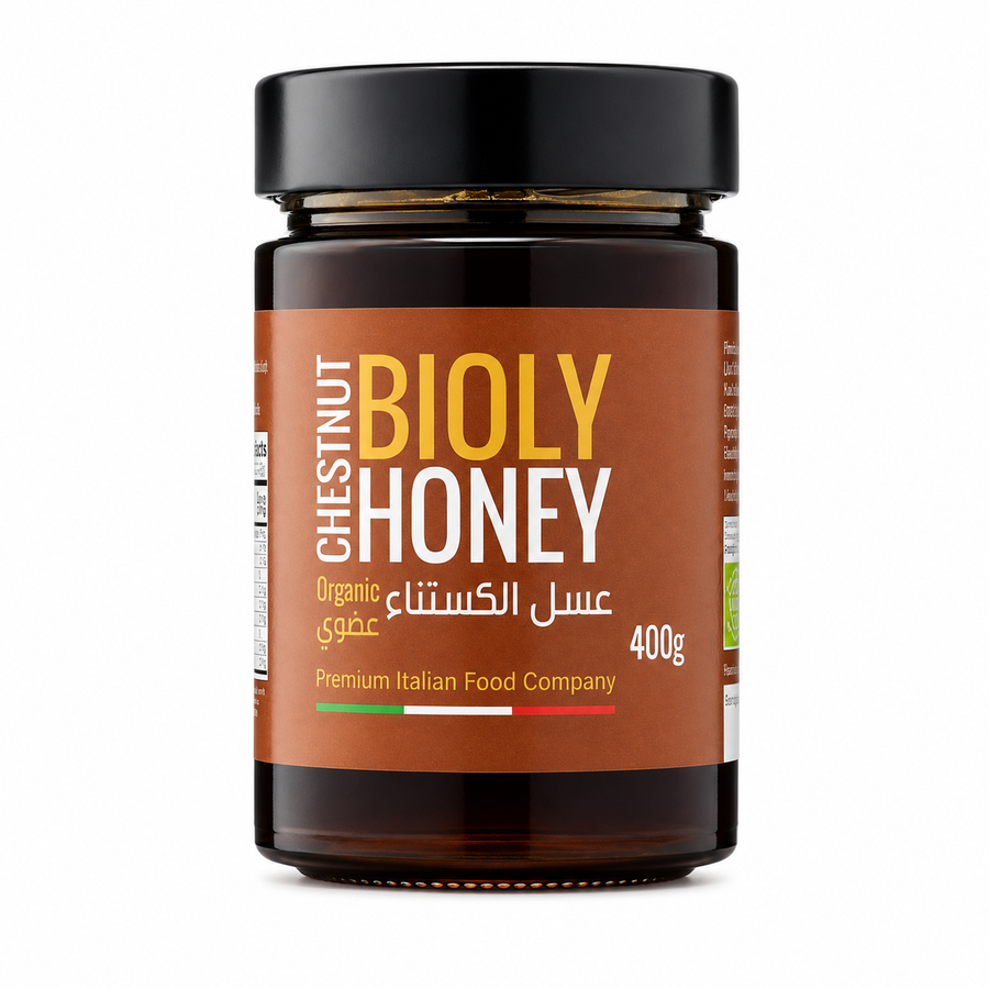 بيولي عسل الكستناء العضوي 400 جم
