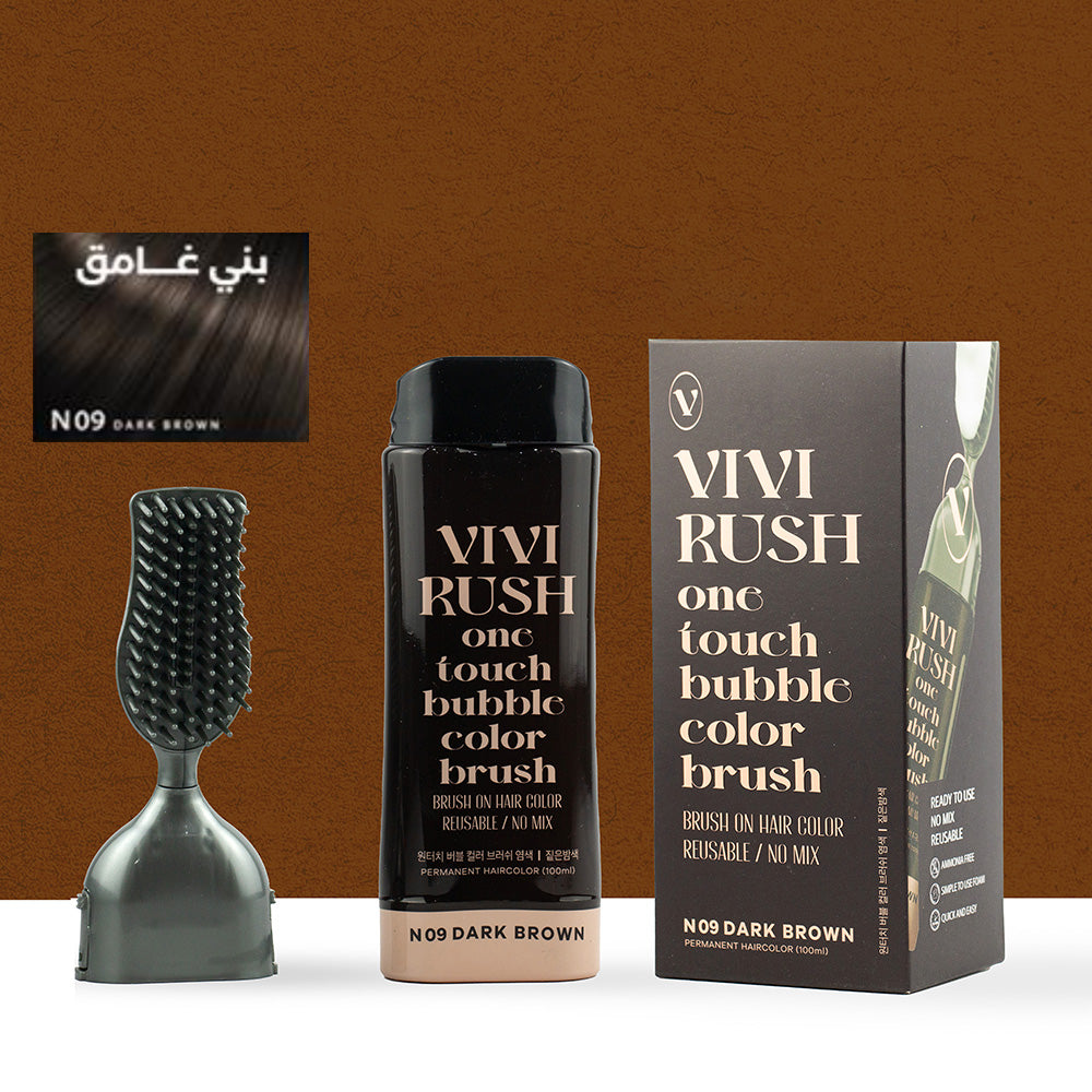 In Fi Rush Dark Brown Hair Dye with Brush 100ml