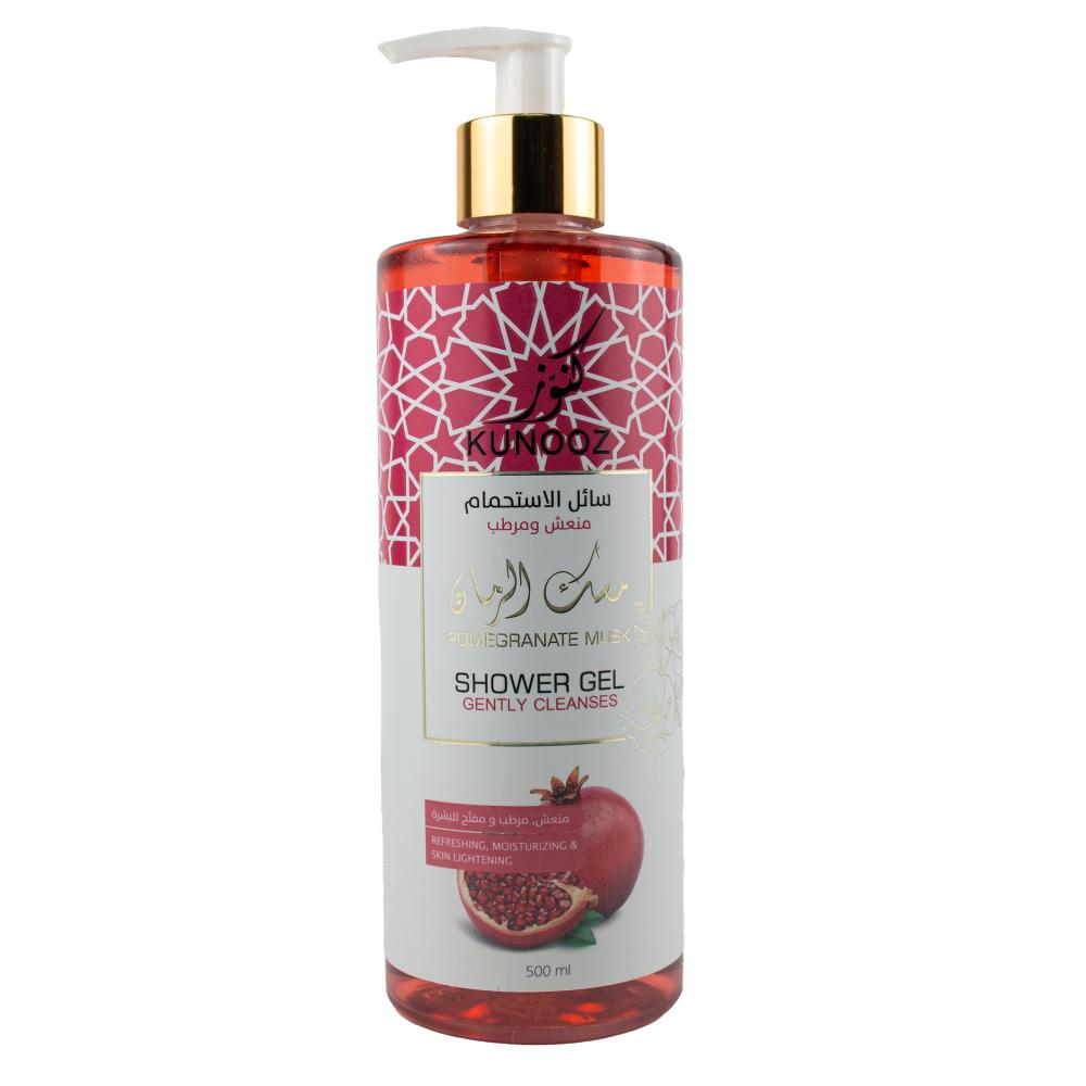 Treasures of the body shower gel with pomegranate musk 500ml