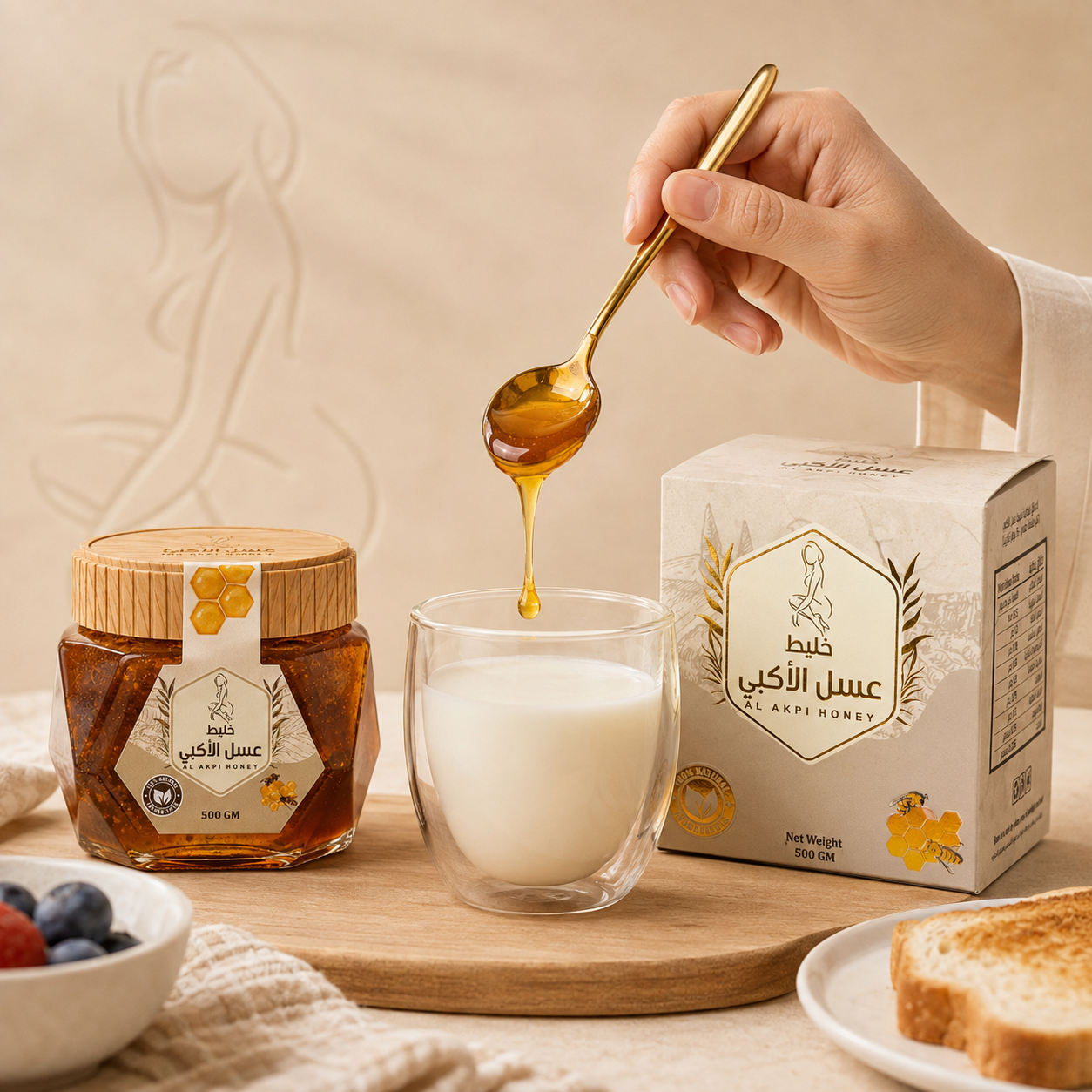 Fayfa Acacia Honey Mix 500g