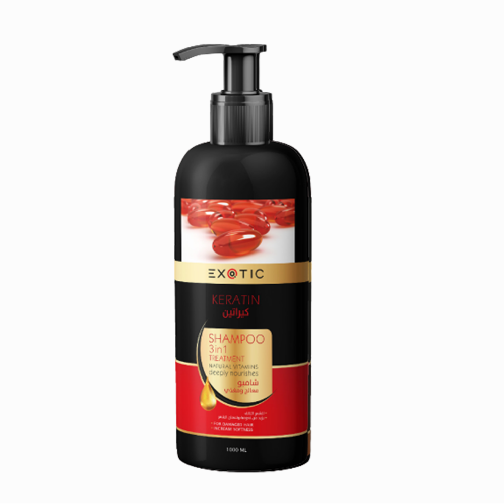 Exotic Keratin Shampoo 3 in 1 750 ml