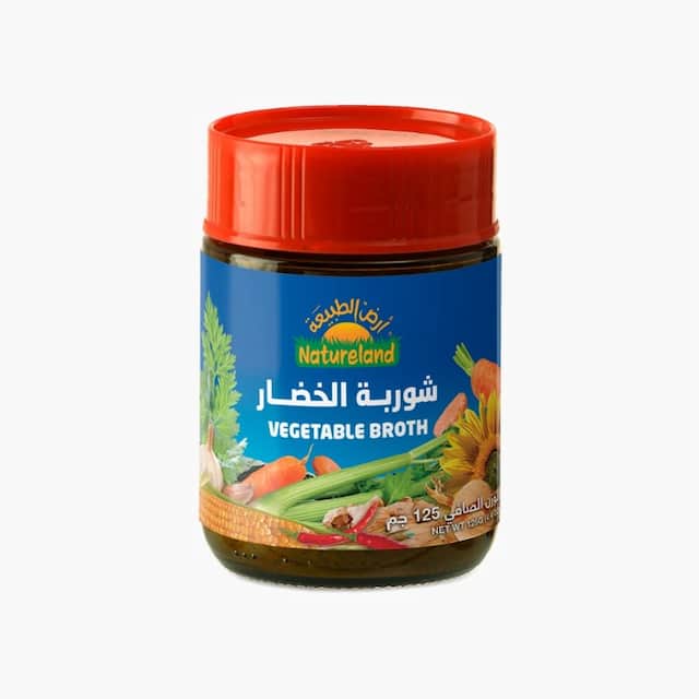 ارض الطبيعه خلاصة شوربة الخضار 125 جم - خلاصة شوربة