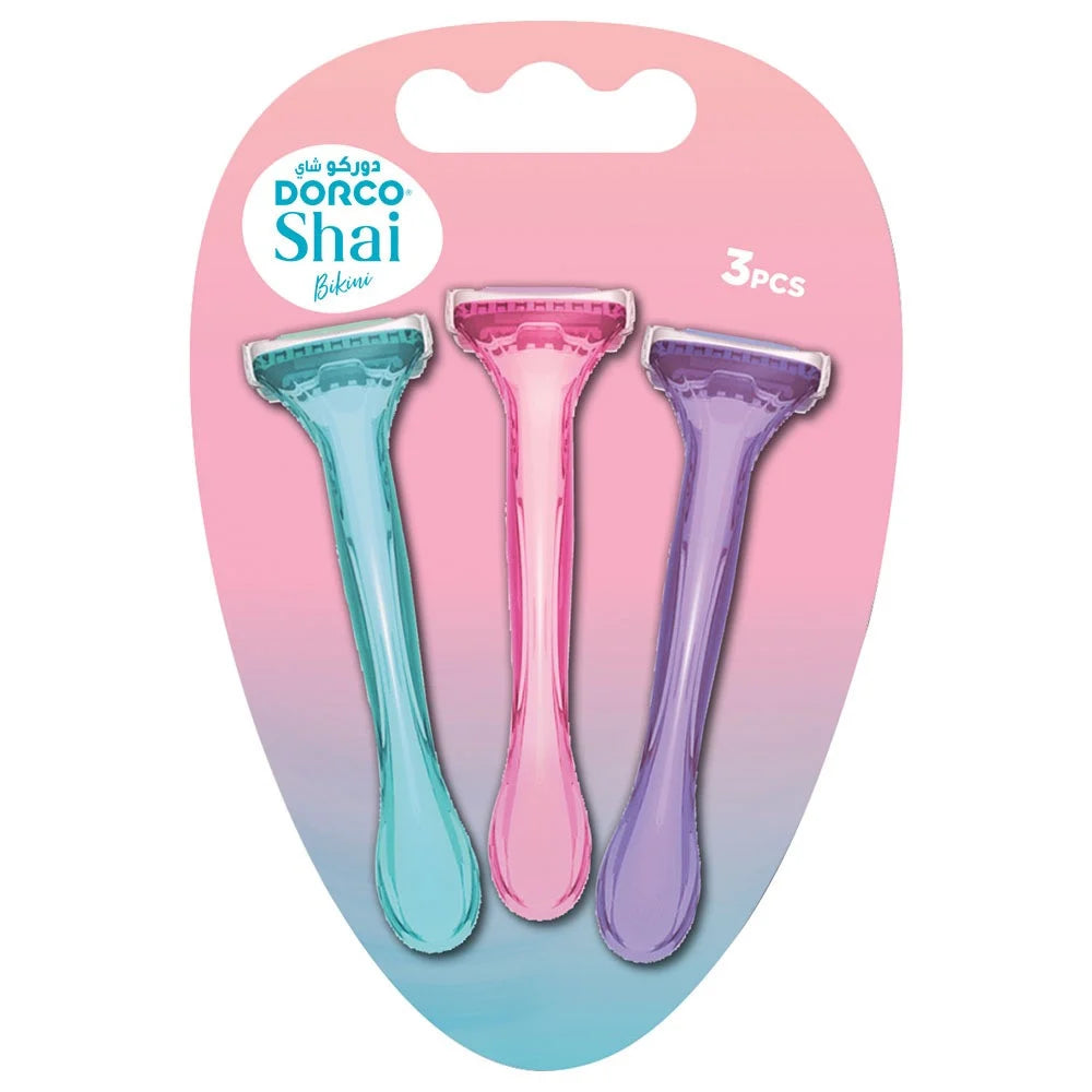 Dorco Women's Bikini Razors 3 Pack