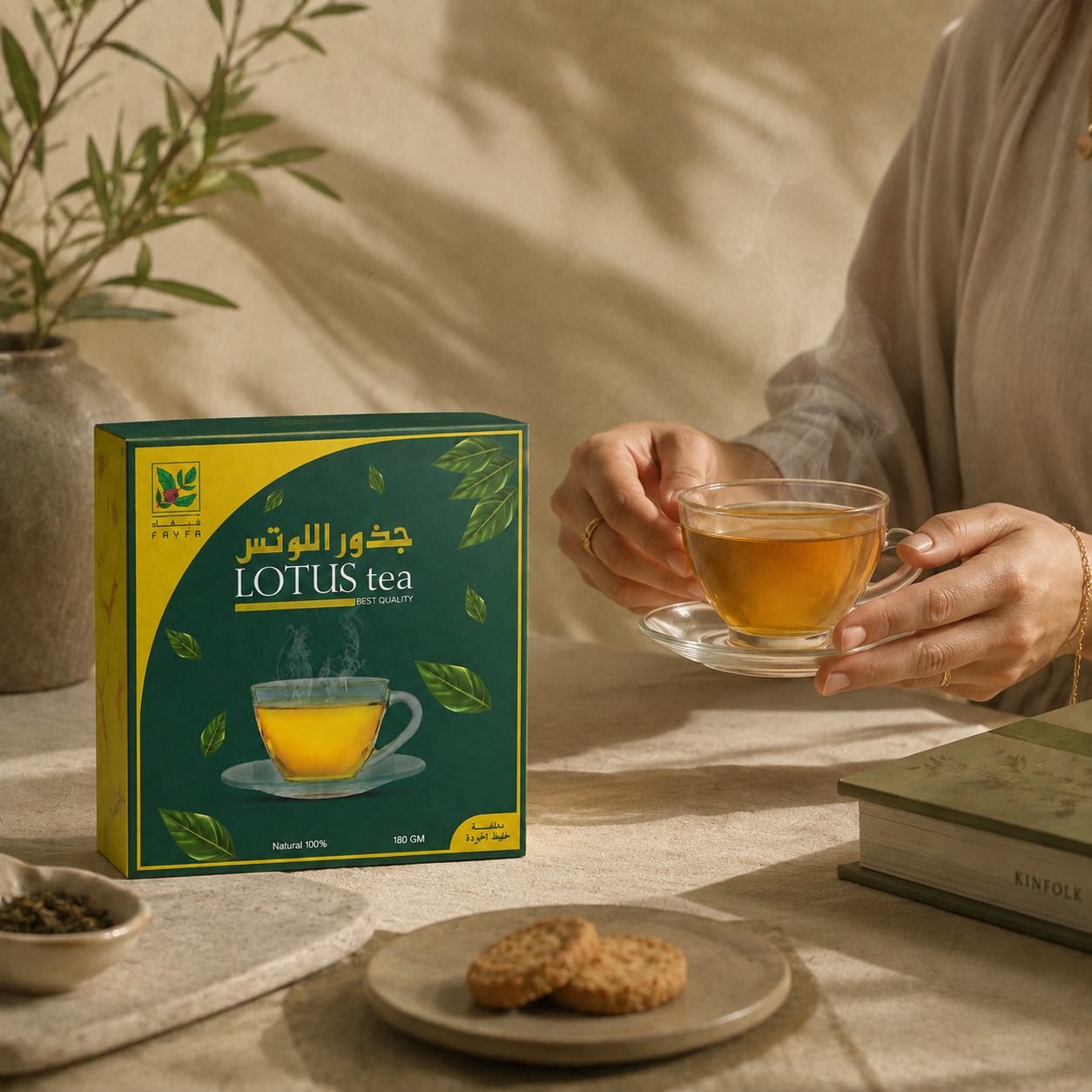 فيفاء مشروب جذور اللوتس 60 كيس