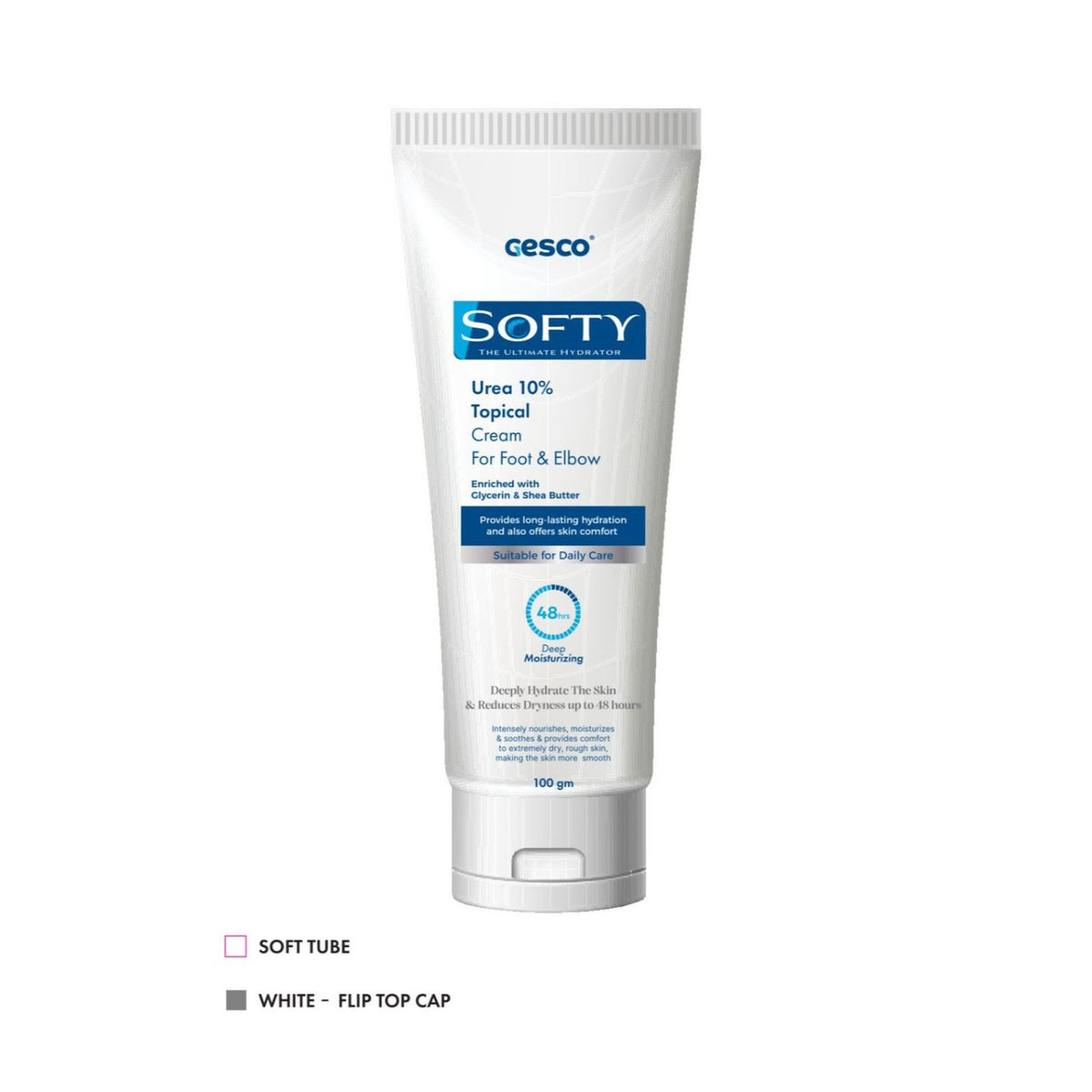 سوفتي كريم يوريا 10% للقدم والكوع 100 مل - كريم للقدمين