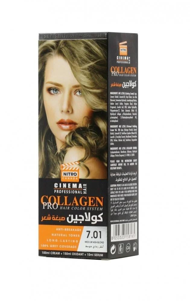 Nitro Canada collagen hair dye medium blonde 100 ml