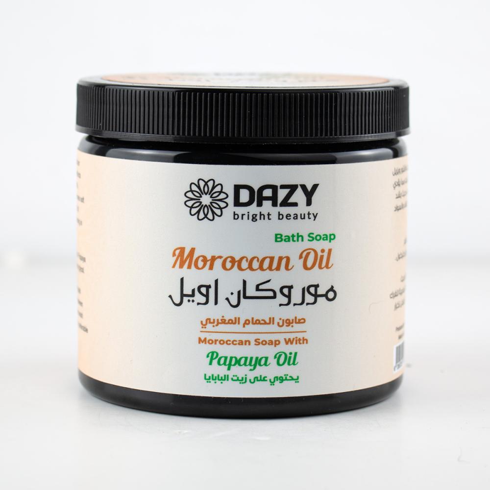 دازى موروكان اويل صابون مغربي بالبابايا 500جم