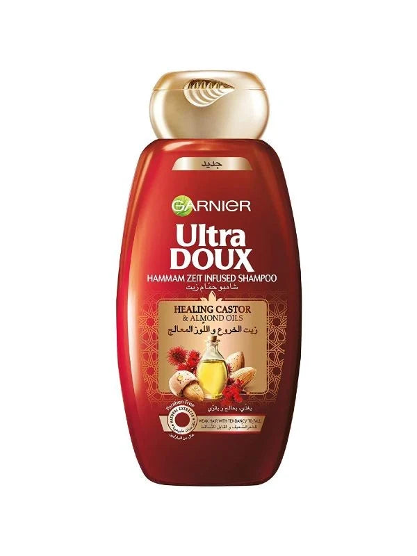 Garnier Ultra Doux Almond &amp; Castor Oil Shampoo 400ml 