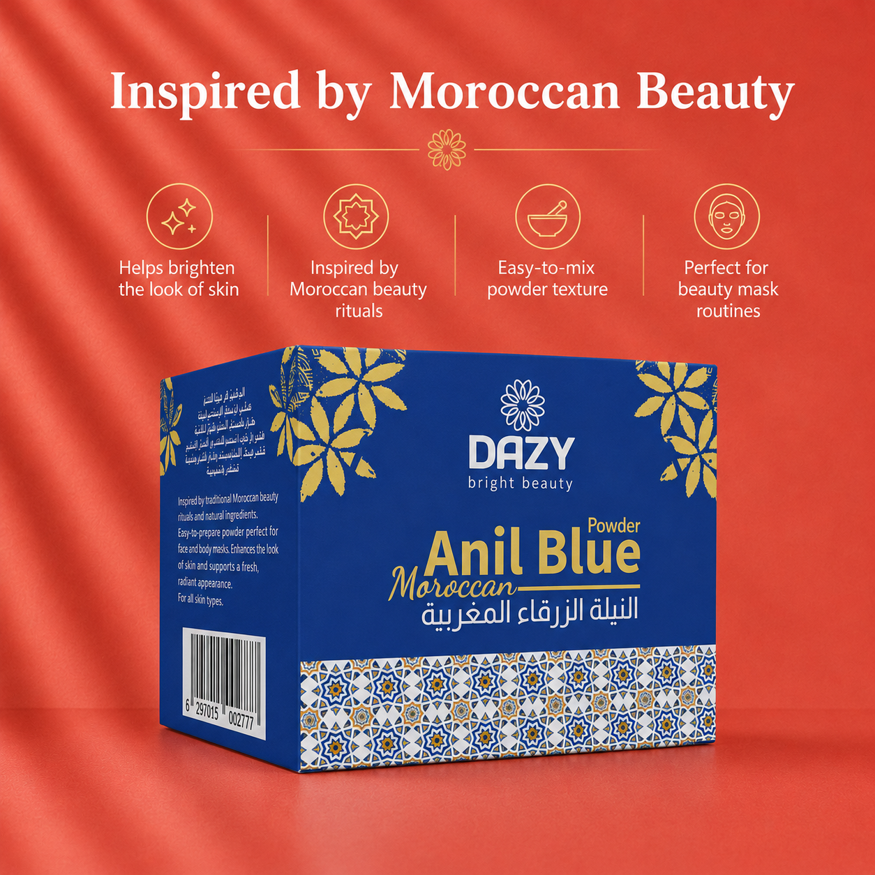 Dazy Moroccan Blue Nila Powder 30g