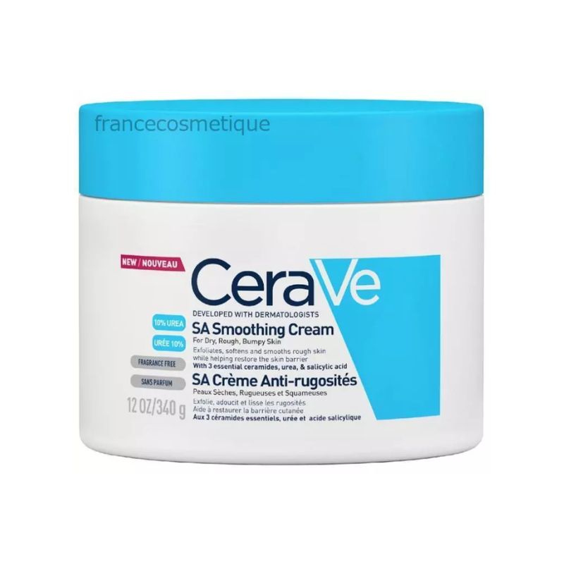 CeraVe Smoothing Cream for Rough and Dry Skin with Salicylic Acid 340g