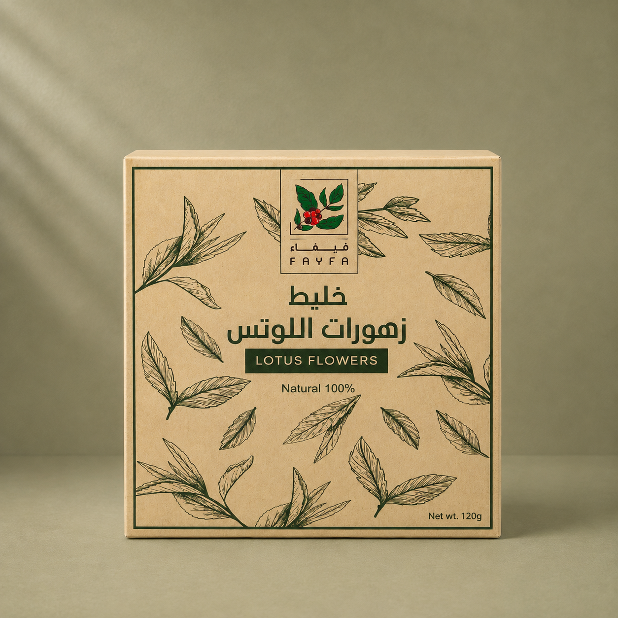 فيفاء خليط زهورات اللوتس 60 كيس 120 جم
