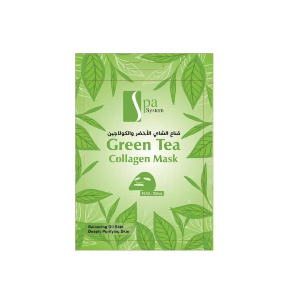 Spa System Tea &amp; Collagen Facial Mask 28ml