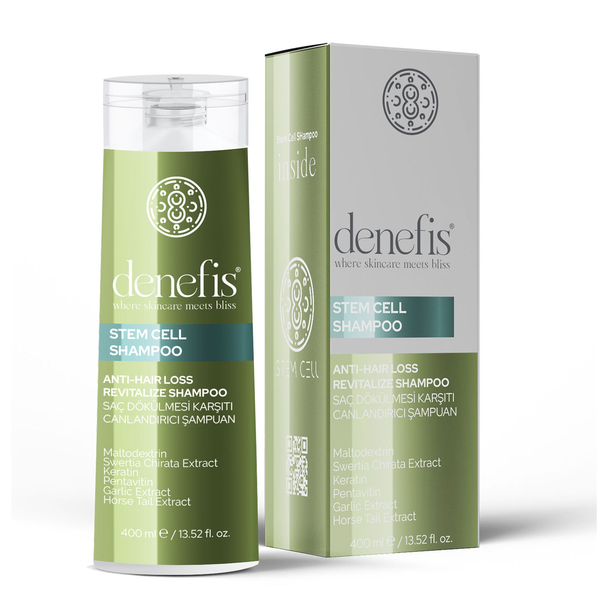 Denvis Anti-Hair Loss Shampoo with Stem Cells 400ml