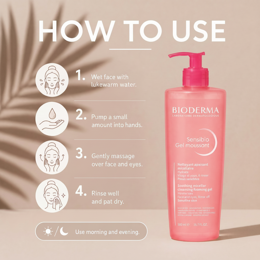 Bioderma Sensibio How To Use Square