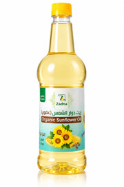 عبوة زادنا زيت دوار الشمس العضوي 1 لتر
