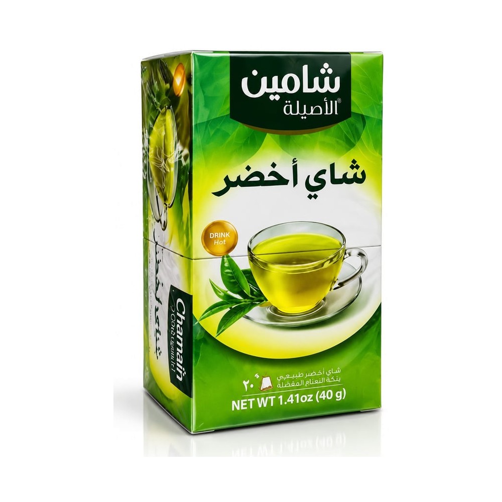 عبوة شامين شاي أخضر 20 باكيت