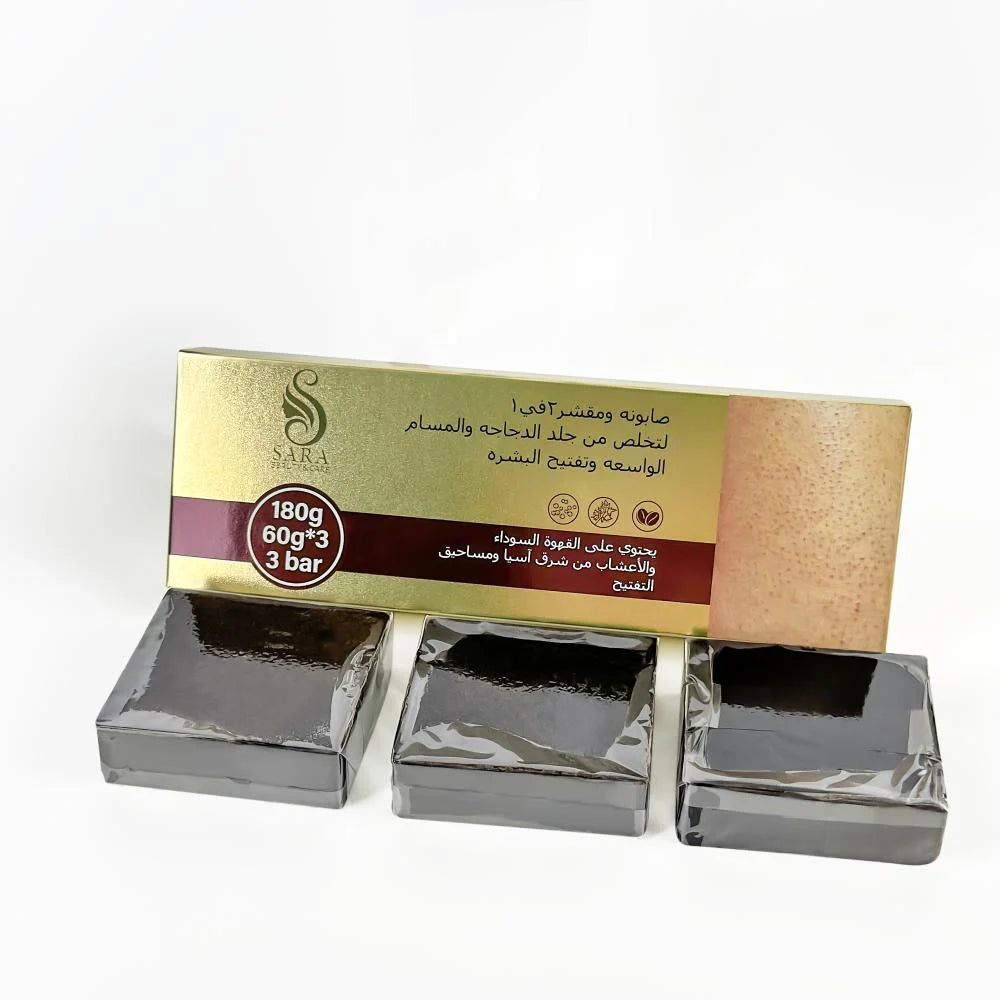 Sarah Beauty 2-in-1 Soap and Scrub with Coffee 180g