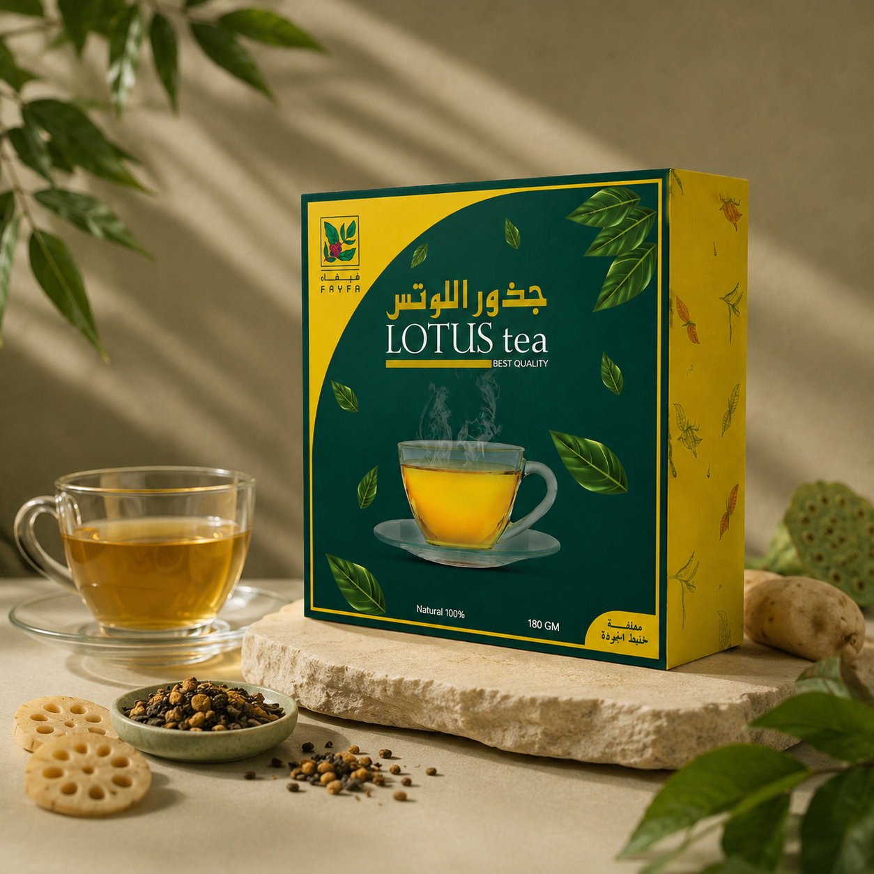 فيفاء مشروب جذور اللوتس 60 كيس