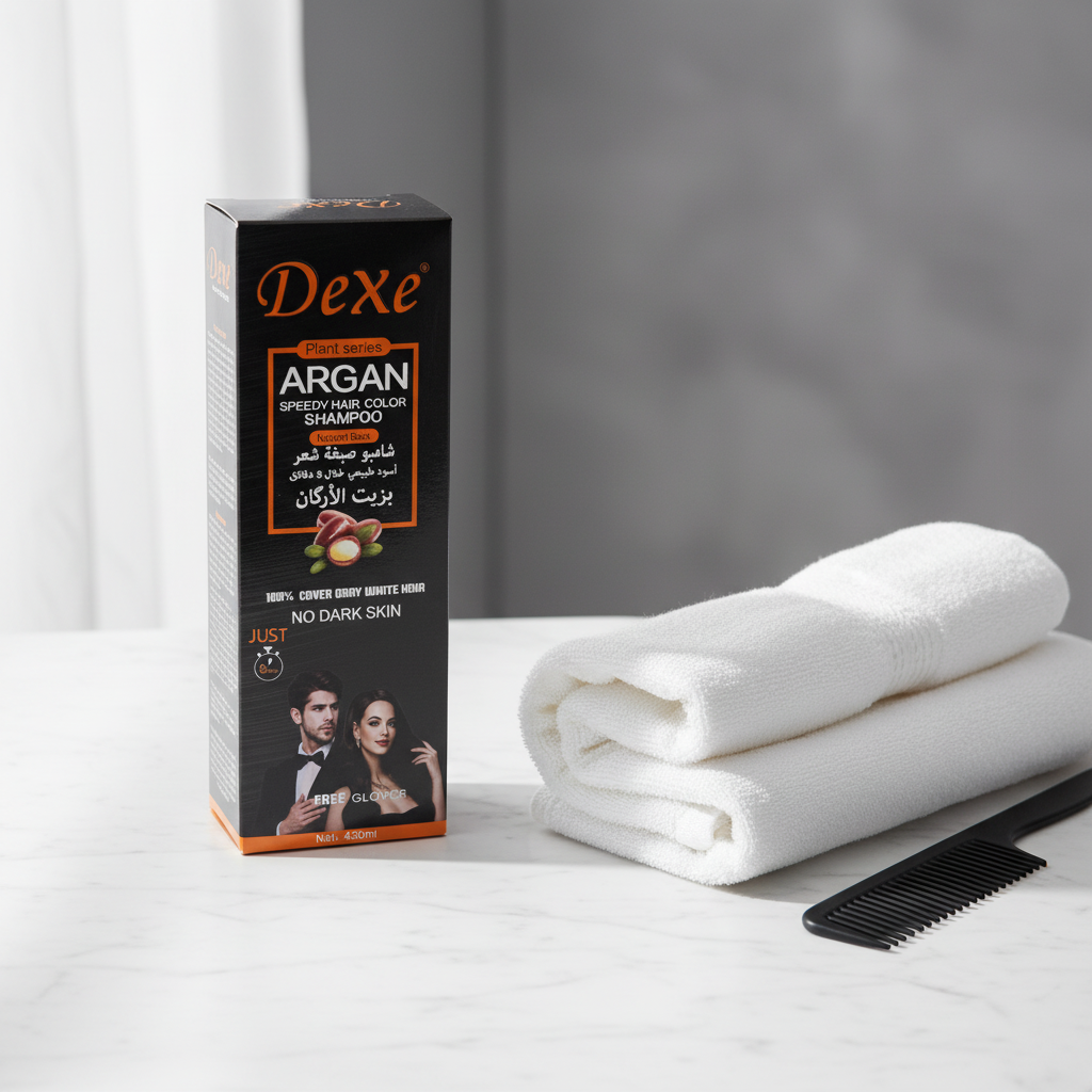 ديكسي شامبو صبغة الشعر ضمن روتين العناية بالشعر