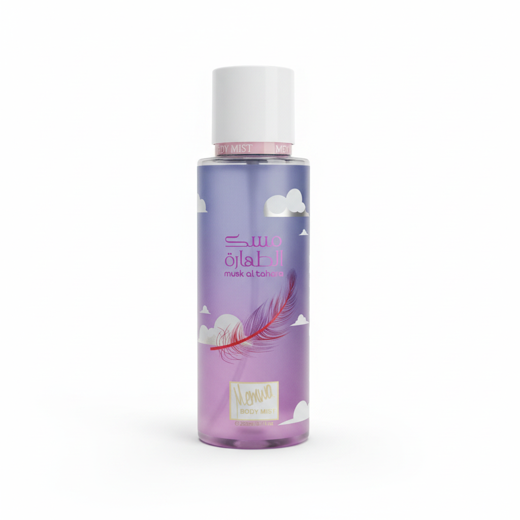 بخاخ معطر للجسم مسك الطهارة من ميموا 250 مل - لقطة أمامية