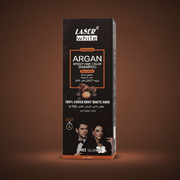 Laser White Dark Brown Box Square