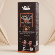 Laser White Natural Brown Box Square