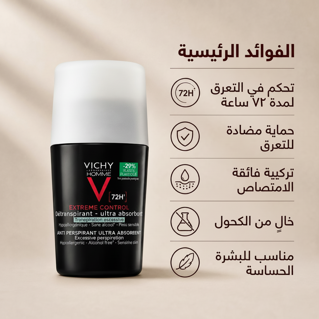 Vichy Homme Benefits Square